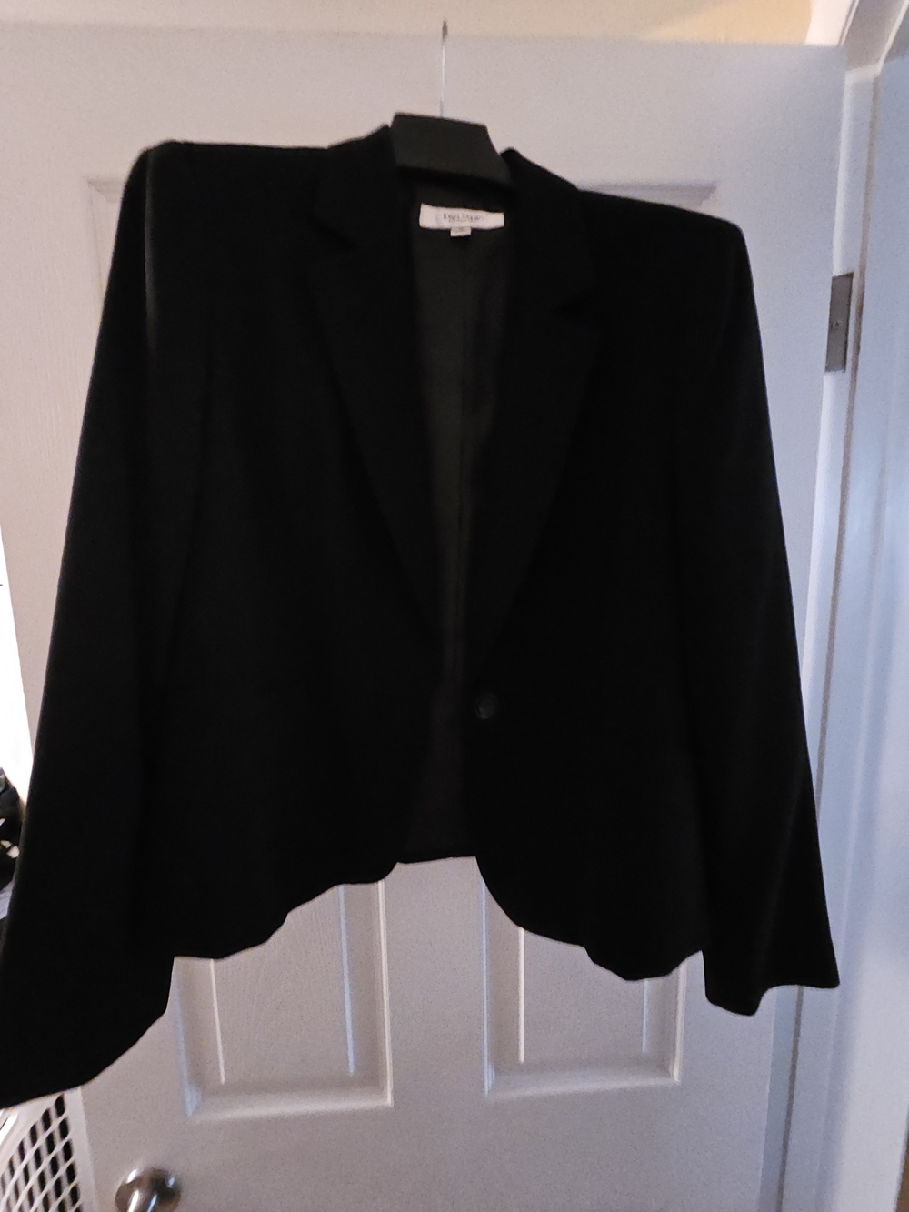 Jones Studio Black Women's Single-Button Blazer, Skirt And Pants